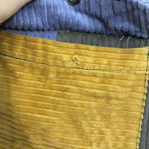 Urban Outfitters Patchwork Corduroy Jacket Size Medium Hipster - Picture 13 of 16